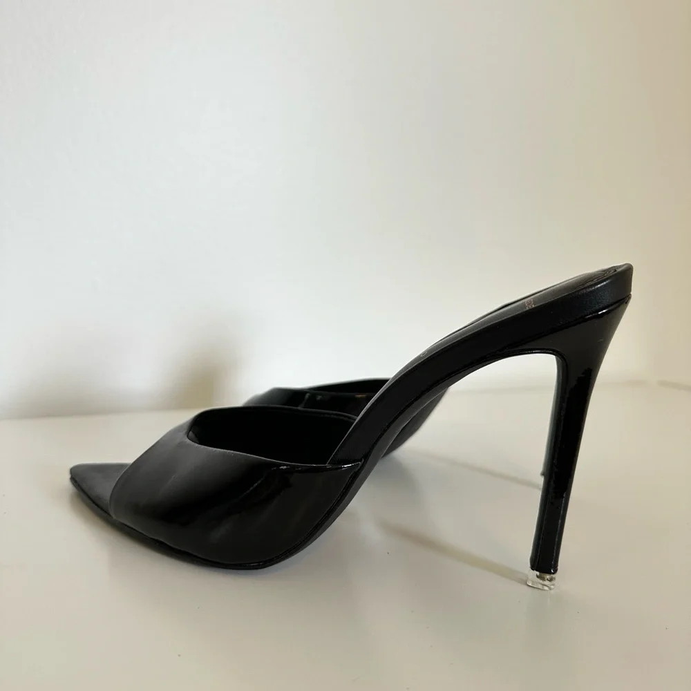 Black Suede Studio | Brea Mule Black Patent | 39.5 EU (Runs Small - see listing) - Picture 2 of 13